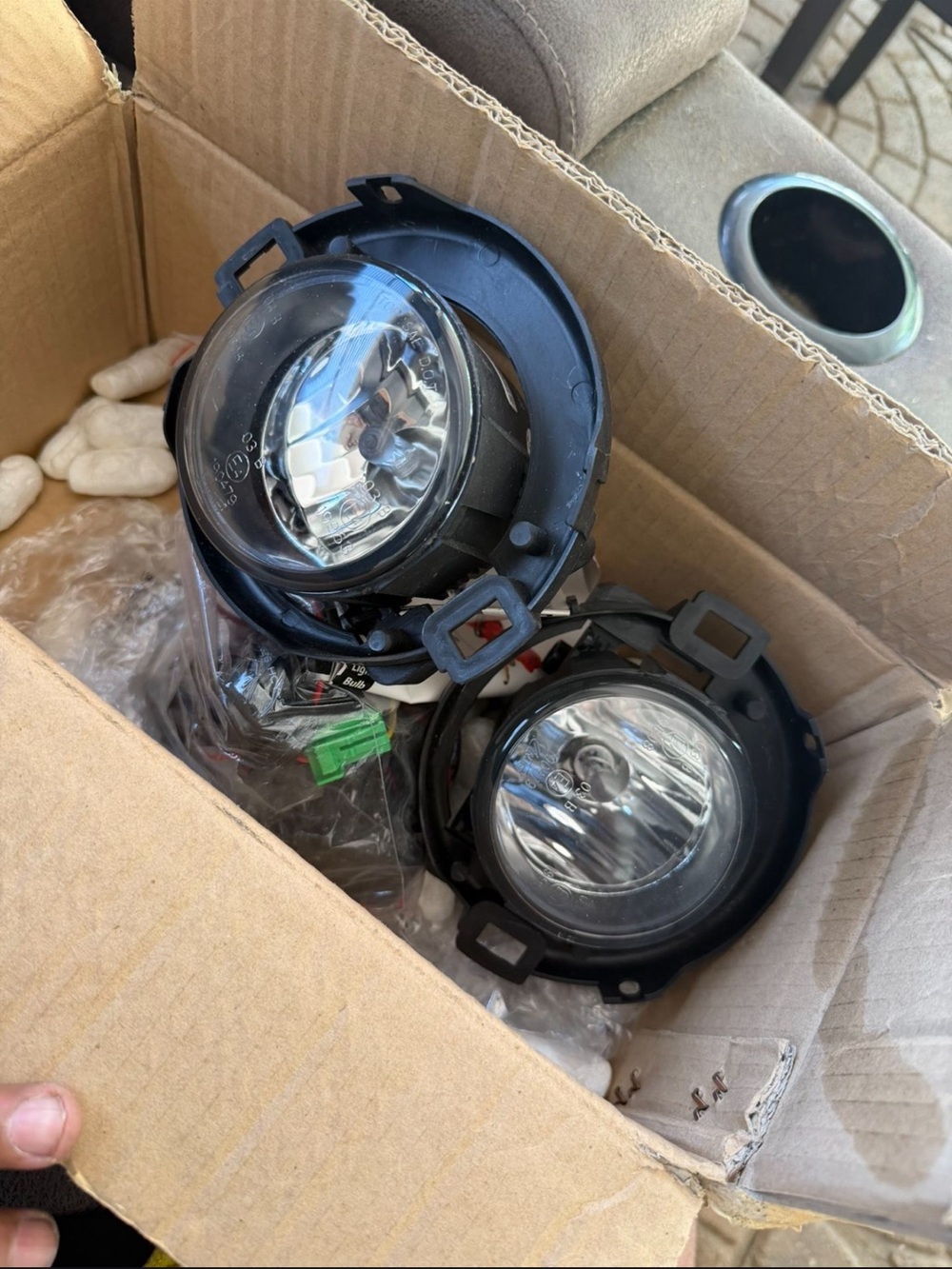 Fits Nissan Frontier Xterra Fog light Clear Wiring kit Included